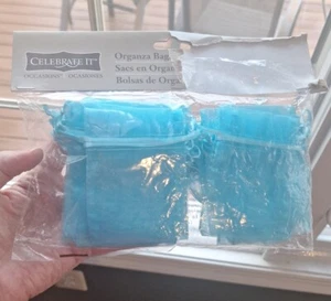 20 blaue Organzabeutel/Beutel für besondere Anlässe/Partygeschenktüten - Bild 1 von 2