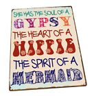 Gypsy Soul Metal Sign; Wall Decor for Office or Meeting Room