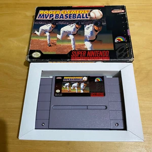 Super Nintendo SNES - Boxed NTSC USA - Roger Clemens' MVP Baseball - Picture 1 of 9