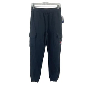 Champion Black Athletic Jogger Sweatpants Women’s Size Large NWT Unisex Kids - Picture 1 of 4