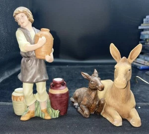 HC THOMAS KINKADE. Nativity “Dutiful Peasant” & “Caring For Her Young” New - Picture 1 of 6