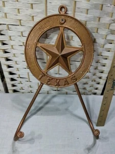 Texas Lone Star Lawn Garden Home Wrought Iron Hook  - Picture 1 of 2