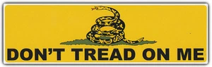 Pegatinas para parachoques políticos | NO ME PISES | Bandera de Gadsden | Bandera del Tea Party - Imagen 1 de 1