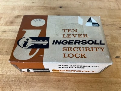 Llanta Ingersoll Deadlock Automático SC71 Cromo - Nuevo Stock Antiguo - Hecho en Inglaterra Foto 1 de 3