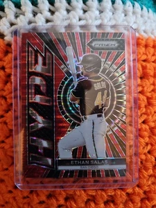 Ethan Salas Hype Red Reflector Numbered card /399 San Diego Padres  - Picture 1 of 5