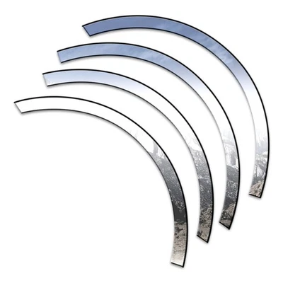 4p 豪华 FX 铬挡泥板装饰带垫圈适合 2008 - 2011 年福特福克斯 — 第 1/4 张图片