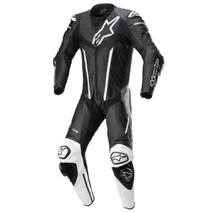 Alpinestars Fusion One-Piece Leather Suit (56, Black/White) - Imagen 1 de 1