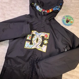 DC x Kevin Lyons Coat Youth Medium D10K Black Snow Ski Winter Jacket Skater RARE - Picture 1 of 12