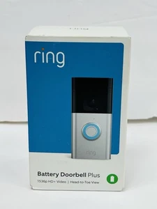 Timbre Ring Battery Plus 1536p HD+ Video/Vista de pies a cabeza (Nuevo en caja) - Imagen 1 de 2