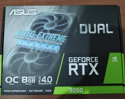 Asus GeForce RTX 3050 8GB DUAL OC Edition Gddr6 PCI E 4.0 - Immagine 1 di 4