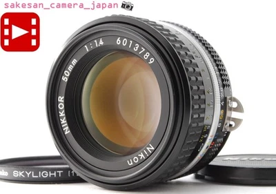 🎦SIC Ver. Tested!! [MINT] Nikon Ai-s AIS NIKKOR 50mm f/1.4 MF Prime Lens JAPAN - Image 1 of 4