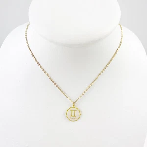 Collar colgante Géminis SKINNY de Jessica Elliot tono dorado - Imagen 1 de 5