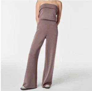 NWT Spanx AirEssentials Strapless Jumpsuit Smoke Aireluxe Neutral Sz 3X Tall - Picture 1 of 4