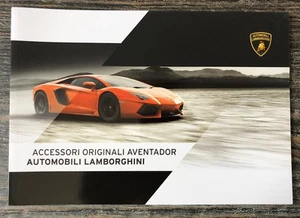 Brand New OEM 2017 Lamborghini Aventador 470096011B Accessori Originali Manual - Picture 1 of 3