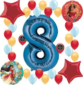 Elena Of Avalor Happy Birthday Party Supplies Number Balloon Decoration Bundl... - Picture 1 of 1