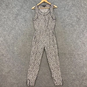Lucky Brand Womens Jumpsuit Size M Medium Sleeveless Elastic Waist Rayon 25029 - Picture 1 of 12