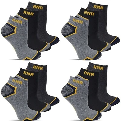 12PAIA Calze Calzini da lavoro cotone, Ideali per Calzature Antinfortunistiche - Immagine 1 di 4