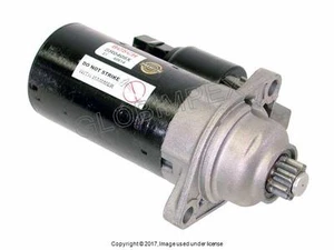 VOLKSWAGEN (1995-2010) Starter (Rebuilt) BOSCH OEM + 1 year Warranty - Picture 1 of 1
