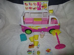 SHOPKINS Moose Scoops Ice Cream Truck Food Fair + Bonus Shopkins S3 - Picture 1 of 3