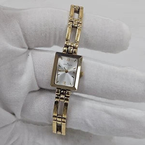 Anne Klein Womens Wrist Watch 16mm Gold Tone Case Quartz 10/4898 New Battery  - Picture 1 of 8