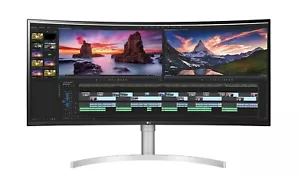 LG 38" UltraWide™ QHD+ Nano IPS Curved Monitor 144Hz 1ms 3840x1080 38WN95C-W - Picture 1 of 11