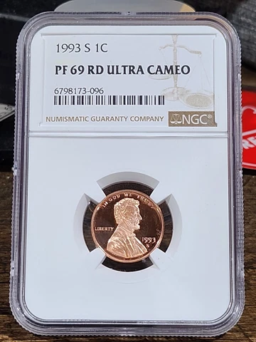 1993 S Lincoln 1c, NGC Certified PF 69 UCAM RD, 096 Cover