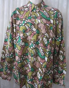 Giorgio DANIELI Shirt VINTAGE Dress Casual Retro MEDIUM Club Pocket - Picture 1 of 4