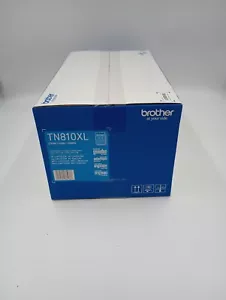 NEW GENUINE OEM BROTHER TN810XLC CYAN HIGH YIELD LASER TONER CARTRIDGE 9000 PAGE - Picture 1 of 8