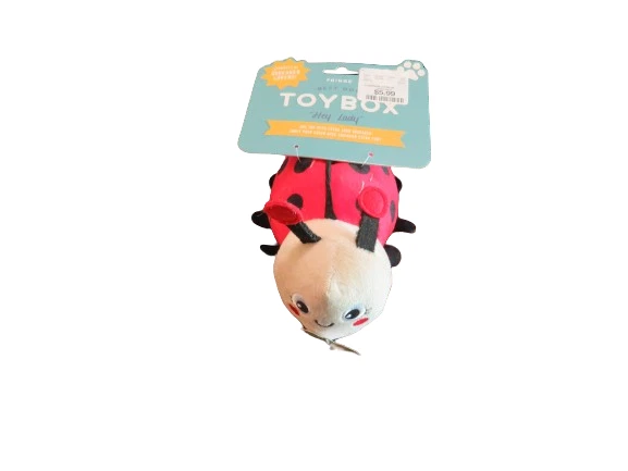 NEW Dog Toy LadyBug with Loud Squeaker “Hey Lady” | Fringe - Image 1 of 3