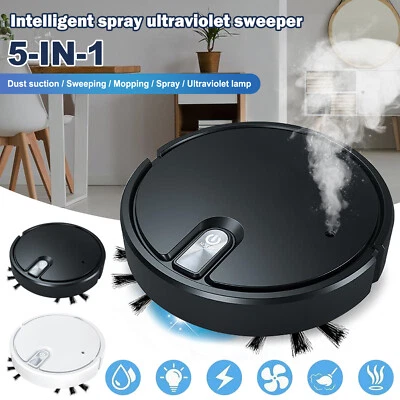 Automatic Smart Robot Vacuum Cleaner Cordless Robotic Floor USB Rechargeable UK - Image 1 of 4
