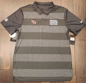 Nike Arizona Cardinals On Field Crucial Catch Men's Polo Shirt - Large - Picture 1 of 3