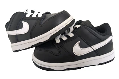 Nike Dunk Low Toddlers Reverse Panda Sneakers Size 6C Shoes Black-White Athletic - image 1 of 4