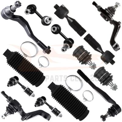 14Pcs Ball Joints Sway Bar Tie Rod End Rack Bellow Fits 2001-2004 Toyota Tacoma - Изображение 1 из 4
