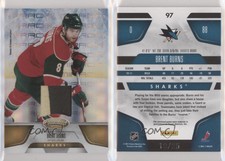 2011-12 Certified Mirror Gold Materials Prime /25 Brent Burns #97