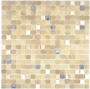 Płytka mozaikowa półprzezroczysty kamień biały jedwabna łazienka wc kuchnia ściana mos91-0214_f | 10 M .