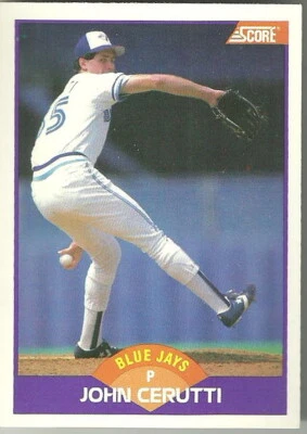 JOHN CERUTTI TORONTO BLUE JAYS #304 - SCORE NM-MT 1989 - Image 1 of 2