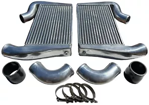 Upgraded High Performance Twin intercooler Kit fits GTR R35 VR38 3.8L Twin Turbo - Bild 1 von 2