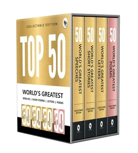 Top 50 World’s Greatest Short Stories, Speeches, Letters & Poems(Set of 4 Books) - Picture 1 of 4