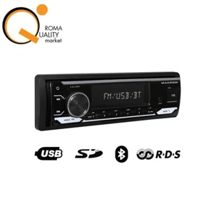 MACROM M-DL4100BT Autoradio 1 DIN RDS Bluetooth USB SD M DL 4100 BT - Foto 1 di 4