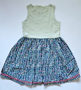 Matilda Jane 12 Platinum Spring Green Floral Platinum Tank Dress AG1-25 - Picture 1 of 4