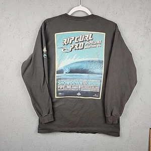Vintage Ripcurl Shirt Mens Large Graphic Logo Surf Pipeline Masters Hawaii Y2K - Picture 1 of 13