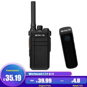 Retevis RB637 PMR446 Bluetooth Walkie Talkie mit Bluetooth Drahtloses Headset - Afbeelding 1 van 17
