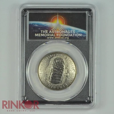 2019-D Apollo 11 50th Anniversary Commemorative Half Dollar PCGS MS 70 - Image 1 of 2
