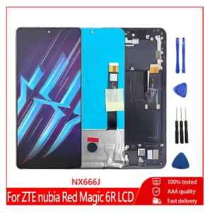 Pantalla LCD con marco digitalizador de pantalla táctil para ZTE Nubia RedMagic 6R NX666J - Imagen 1 de 7