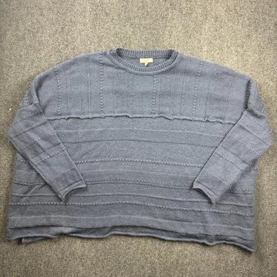 Suéter tejido Easel para mujer talla grande de gran tamaño azul lavado Foto 1 de 4