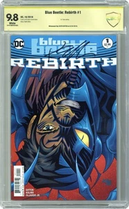 Blue Beetle Rebirth 1A Kolins CBCS 9.8 SS Keith Giffen 2016 18-07BDF33-023 - Picture 1 of 2