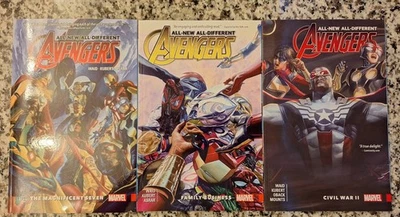 Juego Completo Nuevo Todos Diferentes Avengers Tpb Vol 1-3 Mark Waid Foto 1 de 2