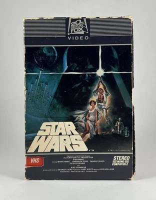 Vintage STAR WARS (VHS, 1982) Sliding Drawer Box Original 1130 w/ Serial Numbers - Image 1 of 4