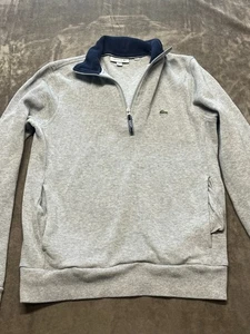 Lacoste Men's Sport Pullover Quarter Zip Long Sleeve Medium - Picture 1 of 7