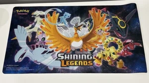 Juego de cartas coleccionables Pokémon Shining Legends 2017 tapete de juego Ho-oh Lugia Rayquaza Mew Celebi - Imagen 1 de 3
